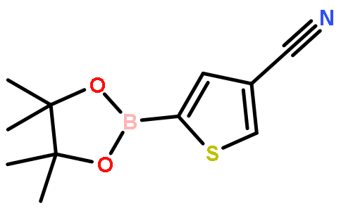 5-(4,4,5,5-Tetramethyl-1,3,2-dioxaborolan-2-yl)thiophene-3-carbonitrile
