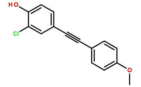 2-Chloro-4-((4-methoxyphenyl)ethynyl)phenol