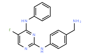 N2-(4-(aminomethyl)phenyl)-5-fluoro-N4-phenylpyrimidine-2,4-diamine
