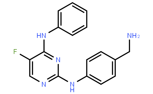 N2-(4-(氨甲基)苯)-5-氟-N4-苯基嘧啶-2,4-二胺