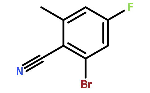 2-bromo-4-fluoro-6-methyl-benzonitrile