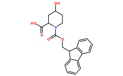 (2R,4S)-1-(((9H-Fluoren-9-yl)methoxy)carbonyl)-4-hydroxypiperidine-2-carboxylic acid