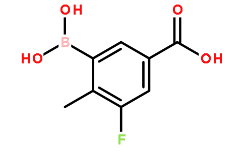 3-Borono-5-Fluoro-4-Methylbenzoic Acid