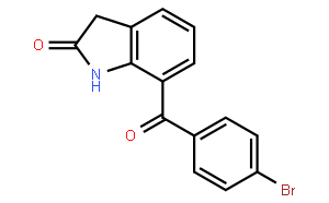 2H-Indol-2-one，7-(4-bromobenzoyl)-1，3-dihydro-
