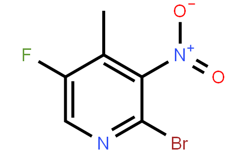 2-溴-5-氟-4-甲基-3-硝基吡啶