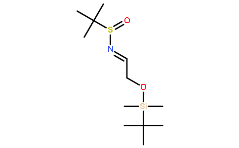 (S,E)-N-(2-((tert-Butyldimethylsilyl)oxy)ethylidene)-2-methylpropane-2-sulfinamide