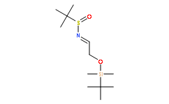 (S,E)-N-(2-((叔丁基甲基甲硅烷氧基)亚乙基)-2-甲基丙烷-2-亚磺酰胺