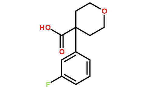 4-(3-Fluorophenyl)tetrahydro-2H-pyran-4-carboxylic acid