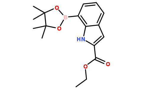 Ethyl 7-(4,4,5,5-tetramethyl-1,3,2-dioxaborolan-2-yl)-1H-indole-2-carboxylate
