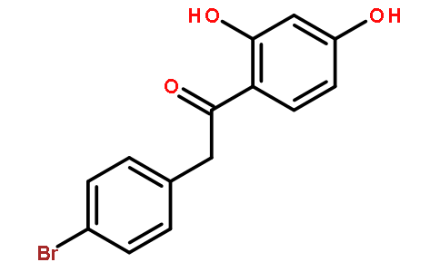 2-(4-溴苯基)-1-(2,4-二羟基苯基)乙酮