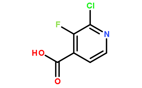 2-氯-3-氟-4-羧基吡啶