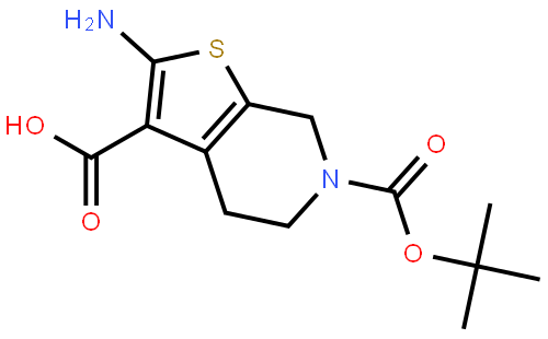 2-Amino-6-(tert-butoxycarbonyl)-4,5,6,7-tetrahydrothieno[2,3-c]pyridine-3-carboxylic acid
