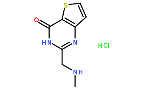 2-((Methylamino)methyl)thieno[3,2-d]pyrimidin-4(3H)-one hydrochloride