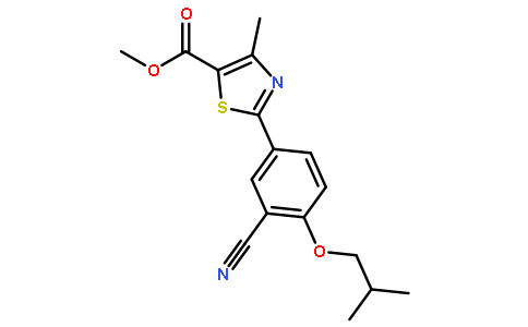 Methyl 2-(3-cyano-4-isobutoxyphenyl)-4-methylthiazole-5-carboxylate