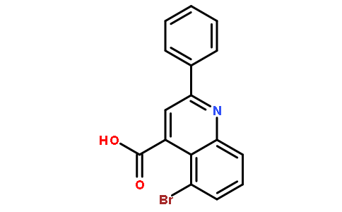 4-QUINOLINECARBOXYLIC ACID,5-BROMO-2-PHENYL-