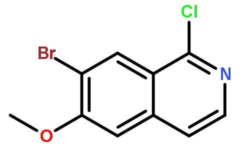 1-Chloro-6-methoxy-7-bromoisoquinoline