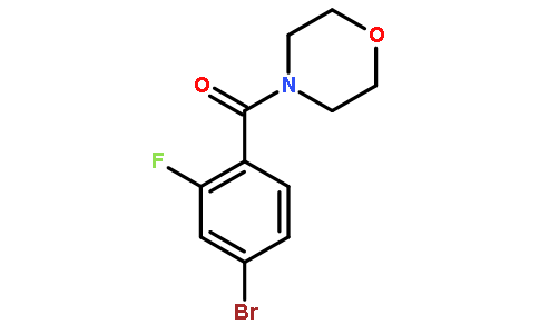 N-(4-BROMO-2-FLUOROBENZOYL)MORPHOLINE