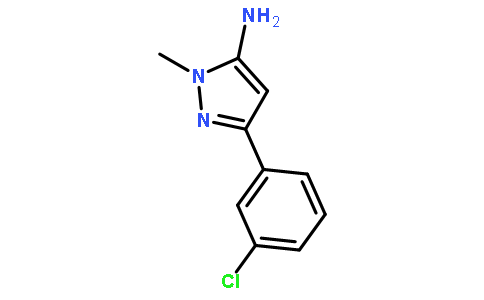 3-(3-CHLOROPHENYL)-1-METHYL-1H-PYRAZOL-5-AMINE