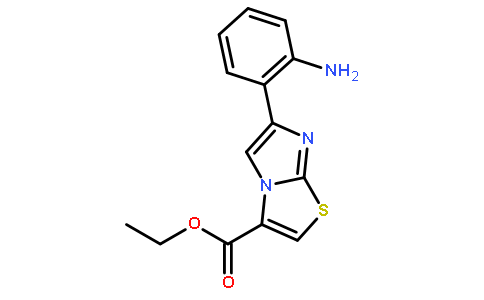 ETHYL 6-(2-AMINOPHENYL)IMIDAZO[2,1-B][1,3]THIAZOLE-3-CARBOXYLATE