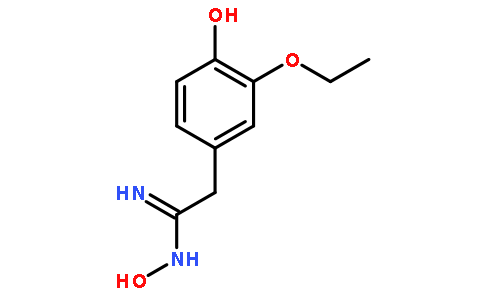 BENZENEETHANIMIDAMIDE, 3-ETHOXY-N,4-DIHYDROXY-