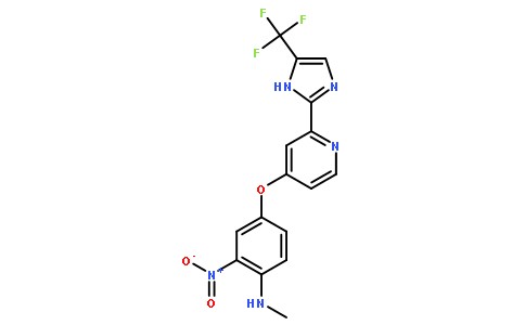 Benzenamine,N-methyl-2-nitro-4-[[2-[5-(trifluoromethyl)-1H-imidazol-2-yl]-4-pyridinyl]oxy]-