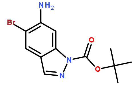 1H-INDAZOLE-1-CARBOXYLIC ACID,6-AMINO-5-BROMO-,1,1-DIMETHYLETHYL ESTER