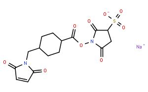 4-(N-马来酰亚胺基甲基)环己烷-1-羧酸3-硫代-N-琥珀酰亚胺酯钠盐