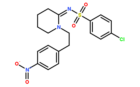 4-Chloro-N-(1-(4-nitrophenethyl)piperidin-2-ylidene)benzenesulfonamide