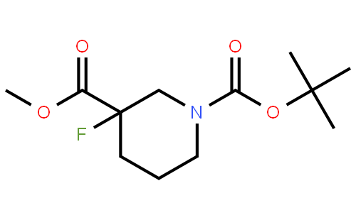 1-tert-butyl 3-methyl 3-fluoropiperidine-1,3-dicarboxylate