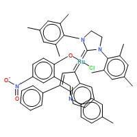 [1,3-雙(2,4,6-三甲基苯基)-2-咪唑烷亞基][2-[[(4-甲基苯基)亞氨基]甲基]-4-硝基苯酚](3-苯基-1H-茚-1-亞基)氯化釕
