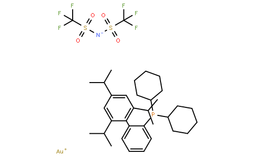 2-二环己基膦-2′,4′,6′-三异丙基联苯金(I) 双(三氟甲烷磺酰)亚胺