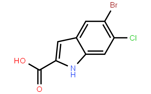 5-Bromo-6-chloro-1H-indole-2-carboxylic acid