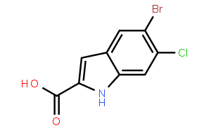 5-Bromo-6-chloro-1H-indole-2-carboxylic acid