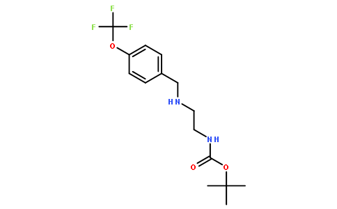 tert-Butyl (2-((4-(trifluoromethoxy)benzyl)amino)ethyl)carbamate