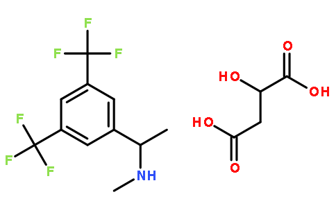 (R)-1-(3,5-Bis(trifluoromethyl)phenyl)-N-methylethanamine (S)-2-Hydroxysuccinate