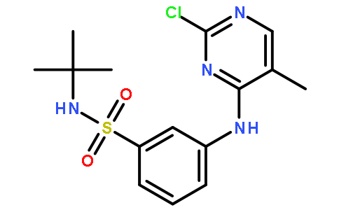 3-[(2-氯-5-甲基-4-嘧啶基)氨基]-N-(叔丁基)苯磺酰胺