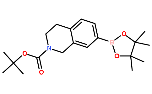 2(1H)-ISOQUINOLINECARBOXYLIC ACID, 3,4-DIHYDRO-7-(4,4,5,5-TETRAMETHYL-1,3,2-DIOXABOROLAN-2-YL)-, 1,1-DIMETHYLETHYL ESTER