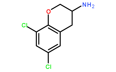 2H-1-BENZOPYRAN-3-AMINE,6,8-DICHLORO-3,4-DIHYDRO-