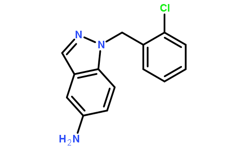 1H-Indazol-5-amine,1-[(2-chlorophenyl)methyl]-