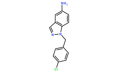 1H-Indazol-5-amine,1-[(4-chlorophenyl)methyl]-