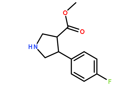 trans-Methyl 4-(4-fluorophenyl)pyrrolidine-3-carboxylate