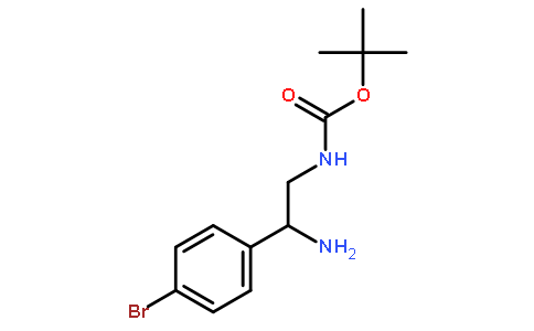 [2-AMINO-2-(4-BROMO-PHENYL)-ETHYL]-CARBAMIC ACID TERT-BUTYL ESTER