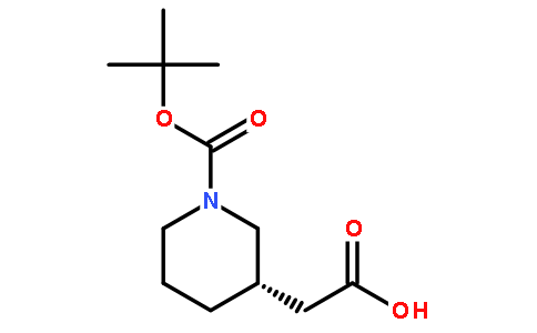 (S)-N-Boc-3-piperidineacetic acid