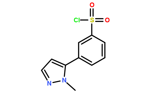 3-(1-Methyl-1h-pyrazol-5-yl)benzenesulfonyl chloride