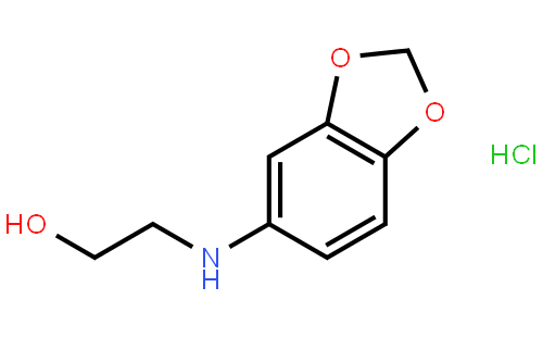 N-羟乙基-3,4-亚甲二氧基苯胺盐酸盐