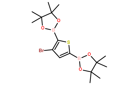 2,2'-(3-Bromothiophene-2,5-diyl)bis(4,4,5,5-tetramethyl-1,3,2-dioxaborolane)