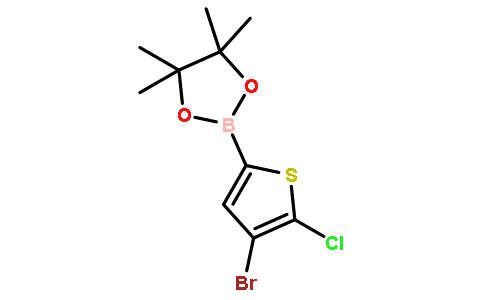 2-(4-Bromo-5-chlorothiophen-2-yl)-4,4,5,5-tetramethyl-1,3,2-dioxaborolane