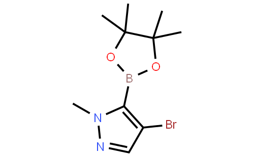 4-Bromo-1-methyl-5-(4,4,5,5-tetramethyl-1,3,2-dioxaborolan-2-yl)-1H-pyrazole