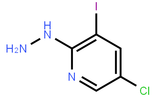 (5-chloro-3-iodo-2-pyridyl)hydrazine