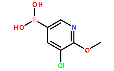 5-氯-6-甲氧基吡啶-3-硼酸